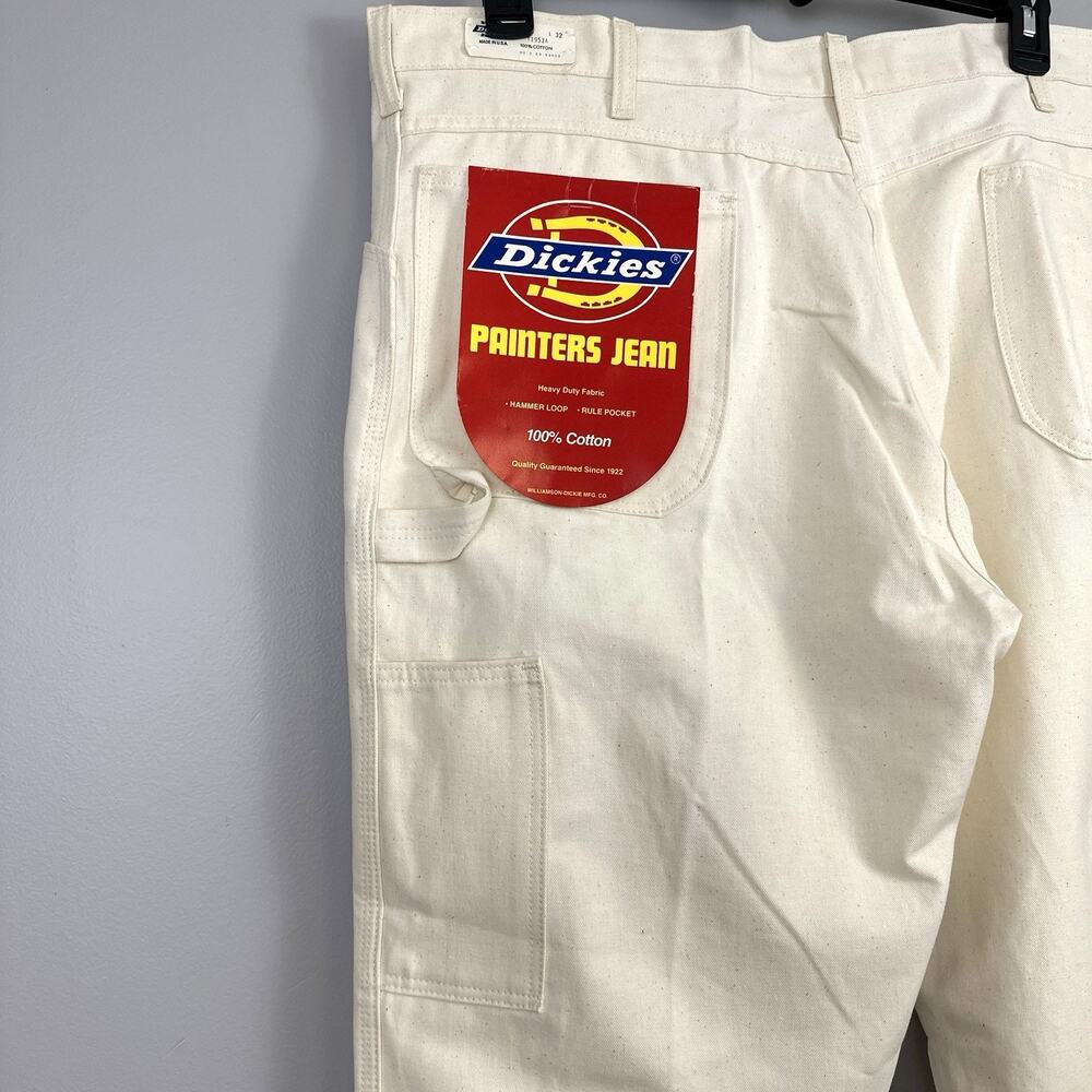 Vintage New Deadstock Dickies Painters Pants Jean 100% Cotton Size 40 x 32 USA